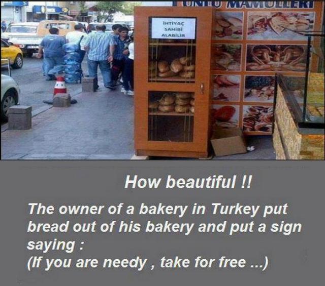 Always inspiring to witness people looking out for their fellow man. We should all be looking for ways to share, let others know we care, and just spread some LOVE man.