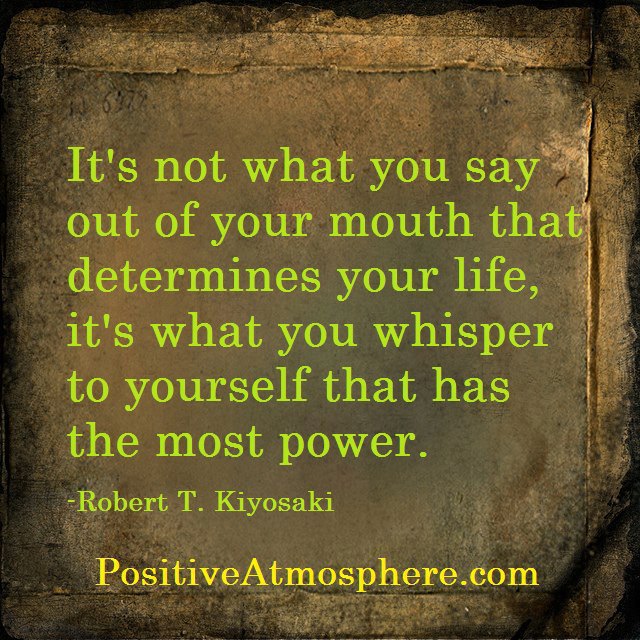 Be kind and gentle to yourself.