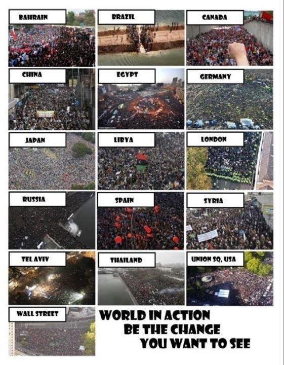 The world wants change. The evidence is all around us. Those of us dreamers who stand for LOVE and PEACE must unite!