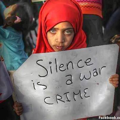 Speak up. Don't let your silence speak for you.