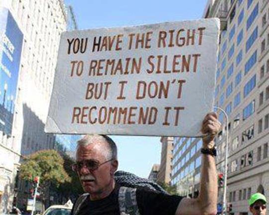 “Nothing strengthens authority as much as silence.” -Leonardo da Vinci 