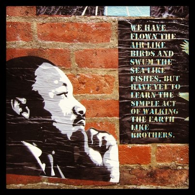  “Let us be those creative dissenters who will call our beloved nation to a higher destiny. To a new plateau of compassion, to a more noble expression of humanness.” ~Martin Luther King Jr.
