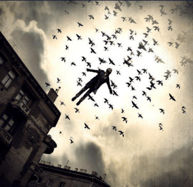 “She decided to free herself, dance into the wind, create a new language. And birds fluttered around her, writing “yes” in the sky.”  ~ Monique Duval