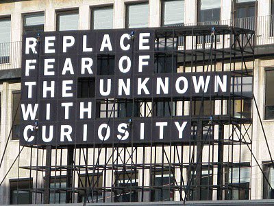 “It's fear of the unknown. The unknown is what it is. And to be frightened of it is what sends everybody scurrying around chasing dreams, illusions, wars, peace, love, hate, all that--it's all illusion. Unknown is what it is. Accept that it's unknown and it's plain sailing. Everything is unknown--then you're ahead of the game. That's what it is. Right?” ~John Lennon
