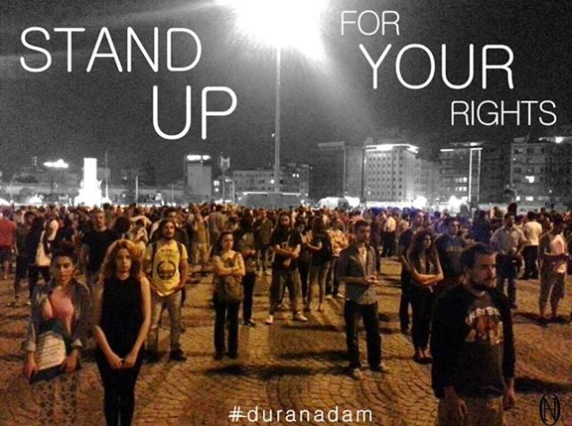 In Turkey, a New Form of Protest: Standing Silently for Hours