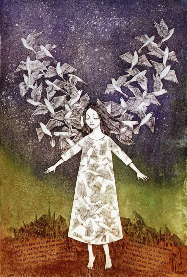 Let It Go ~ Let go of the ways you thought life would unfold: the holding of plans or dreams or expectations – Let it all go. Save your strength to swim with the tide. The choice to fight what is here before you now will only result in struggle, fear, and desperate attempts to flee from the very energy you long for. Let go. Let it all go and flow with the grace that washes through your days whether you received it gently or with all your quills raised to defend against invaders. Take this on faith; the mind may never find the explanations that it seeks, but you will move forward nonetheless. Let go, and the wave’s crest will carry you to unknown shores, beyond your wildest dreams or destinations. Let it all go and find the place of rest and peace, and certain transformation. ~Danna Faulds