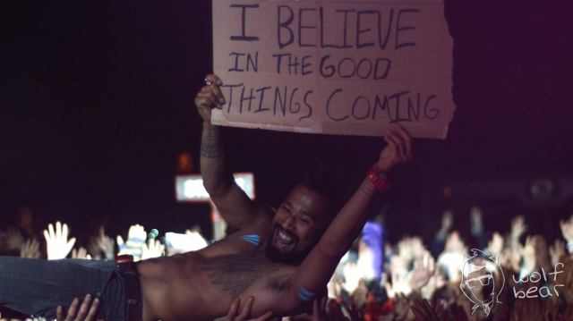 A magical moment I shared with Nahko, one of my absolute favorite artists, and many other amazing souls at Lucidity this past weekend. I believe in the good things coming and I hope you do too. So grateful!