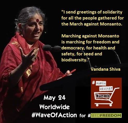 To all the peaceful warriors out there joining the Worldwide March against Monsanto today and to those who boycott Monsanto and their products on a daily basis - Thank you for spreading awareness. Much love, respect, and appreciation!!