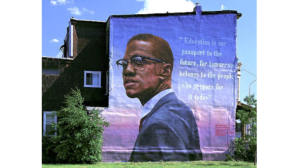 Malcolm mural