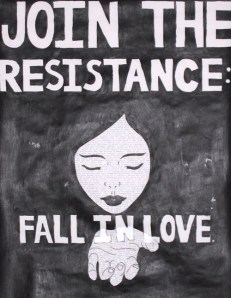 join the resistance fall in love
