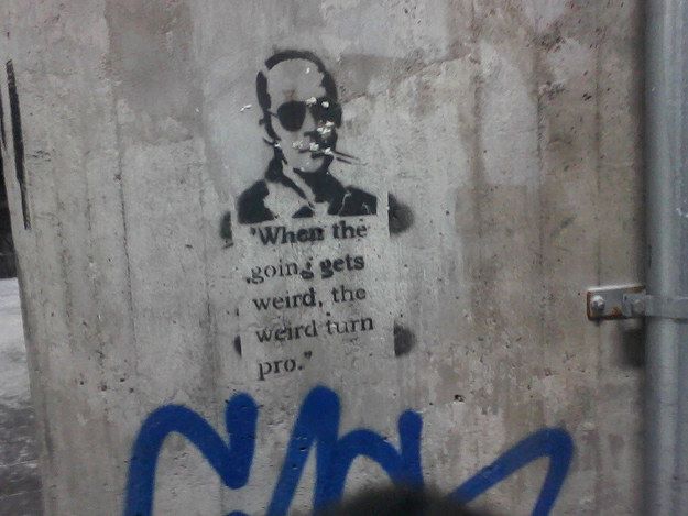 When the going gets weird