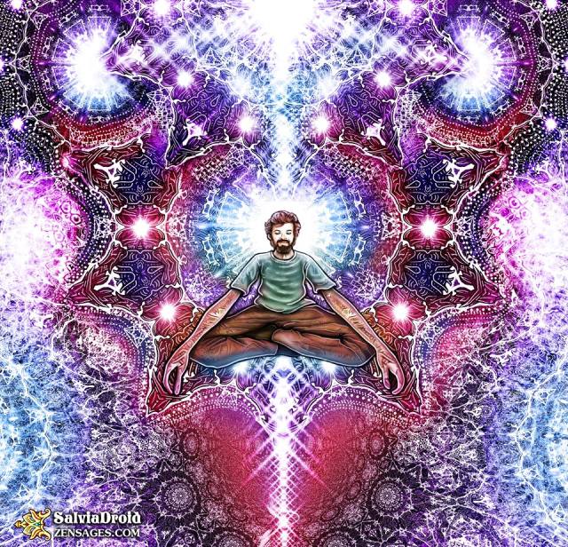 Terence McKenna art by Salvia Droid