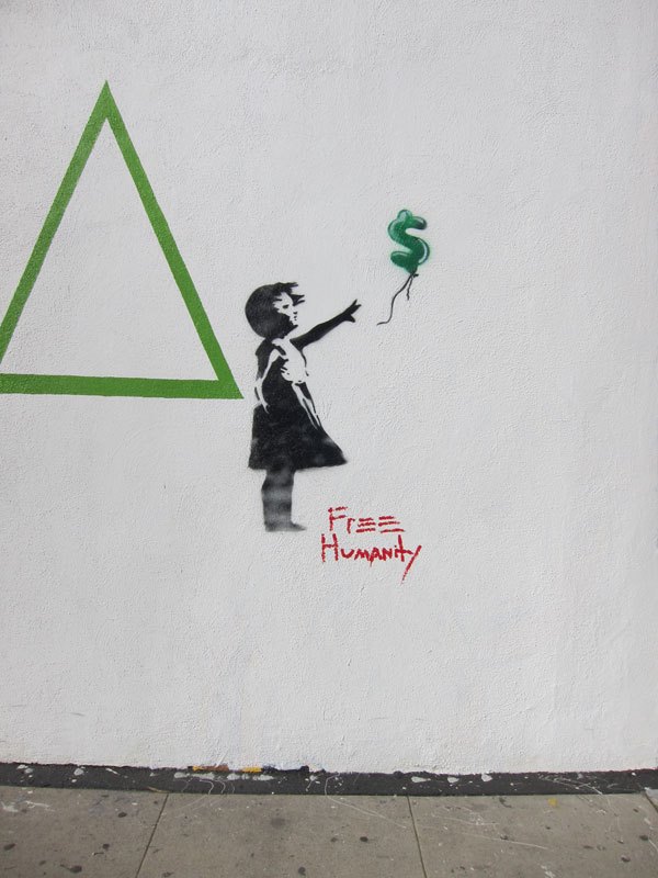 Free humanity street art