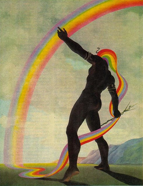 rainbow man