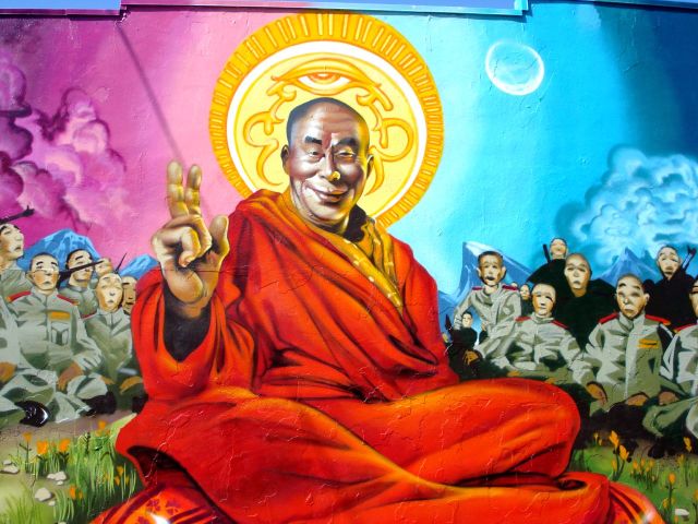 Dalai Lama Street Art