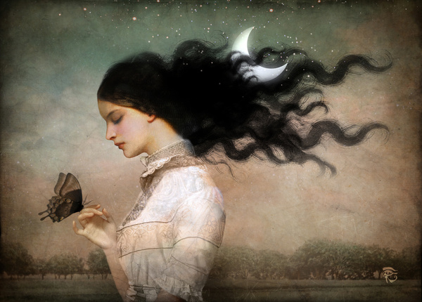 Moon hair by Christian Schloe