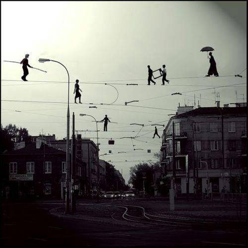 Walk on wires