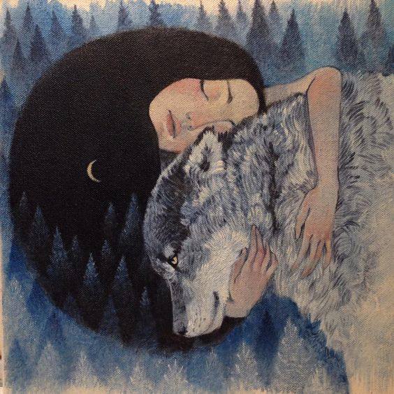 New Moon art by Lucy Campbell