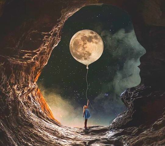 full moon by Natacha Einat